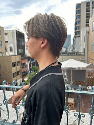 ニュアンスセンターパートスタイル