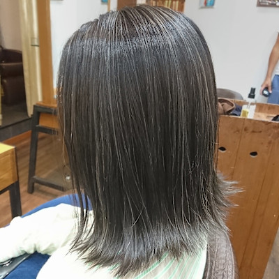 白髪ぼかしハイライト