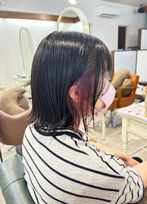 大人かわいい/インナーカラー