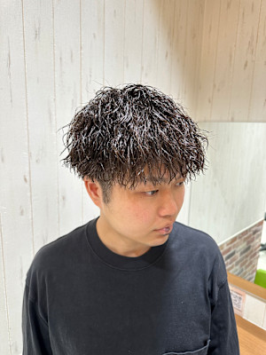 ショートマッシュ×ツイストスパイラル