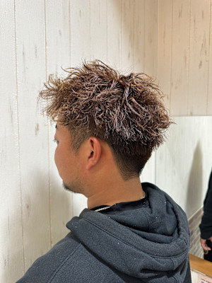 メンズショート×ツイストスパイラル