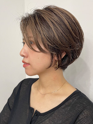 大人丸みショート