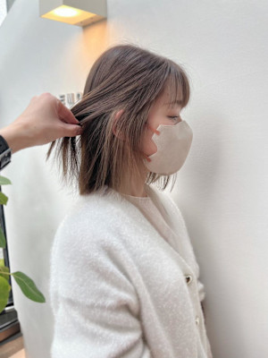 デザインカラー/レイヤーカット/ウェットヘア