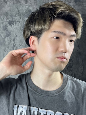 ハイトーンアップバング