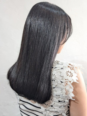 髪質改善ストレート 艶髪ロング 高保湿トリートメント