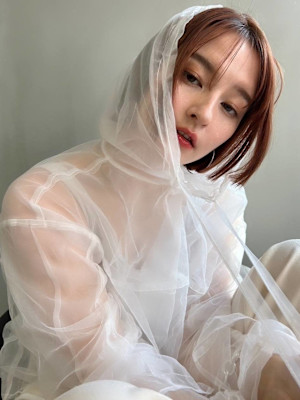 『　　ピンクベージュ×ブリーチなしWカラー　　』 　ECOO