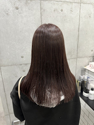 乾かすだけでナチュラルストレート