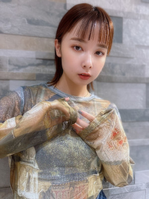 大人可愛い☆切りっぱなしタイトボブ　20代30代40代