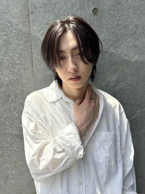 【メンズ】大人センターパート