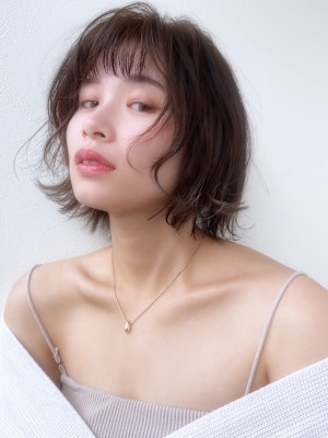 大人可愛い☆無造作ナチュラルショートボブ