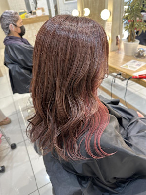 [aina]イヤリングカラー/ピンク