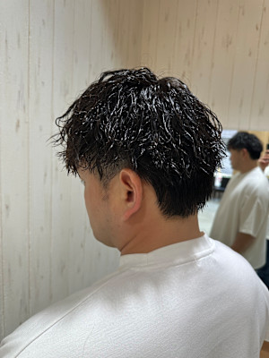 ツーブロック×短髪ツイスぱ