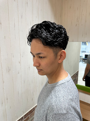 メンズ×ビジネスパーマ