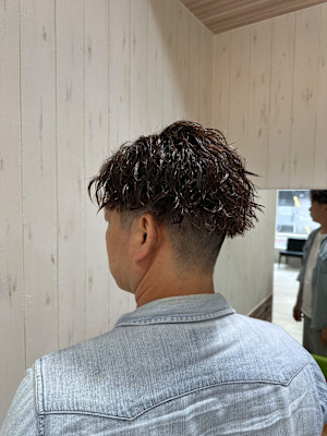 ツーブロック×ツイスパ