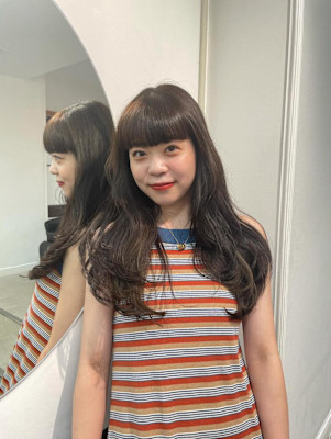 石川町美容室/ワンカール/コテ巻き/クリームパーマ/韓国巻き