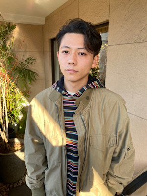 メンズ/メンズカット/ブリーチ/ダブルカラー/眉毛/韓国/m