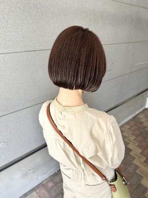 ラベンダー　ブラウン　透明感カラー