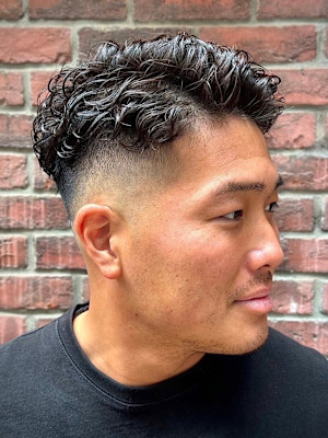 フェード×パーマスタイル