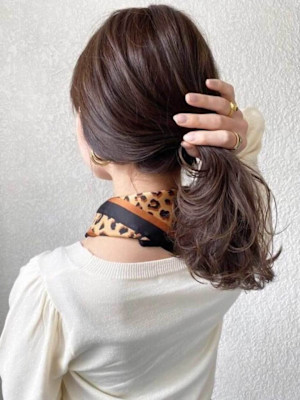 艶感アッシュカラー