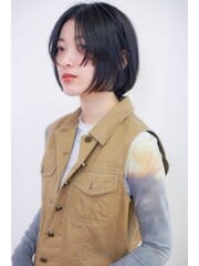 bassa新所沢   センター分けボブ