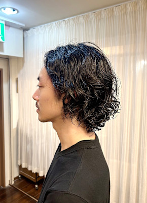 メンズスパイラルパーマ