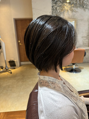 ナチュラルショートボブ