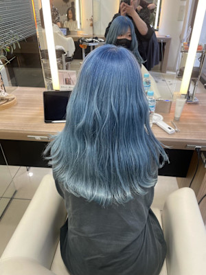 夏はハイトーン！！水色カラー