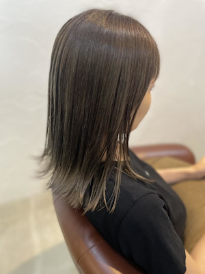 wカラー大人ハイライト