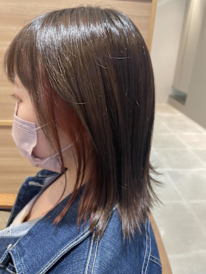 インナーカラーピンク