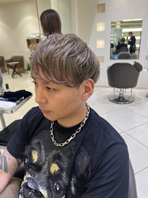 【メンズ】大人ミルクティーアッシュ