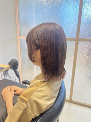 切りっぱなしボブ＊姫カット＊