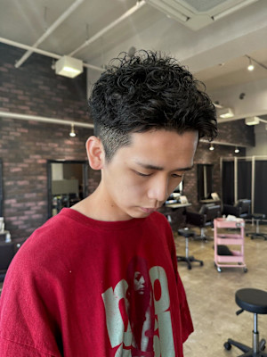 【pignon】メンズパーマ　スパイキーショート