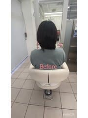 しっかり収まるショートボブ