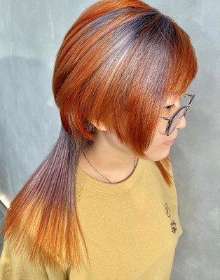 ルーツカラー/個性派カラー/グラデーションカラー/ウルフ