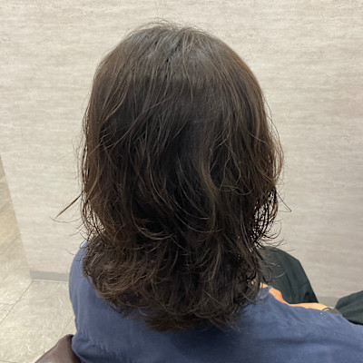 メンズパーマ　ロング