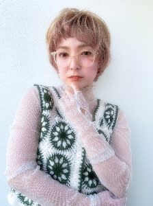 ふんわりマッシュボブ×ミルクティベージュ