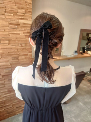 編みおろしアレンジ