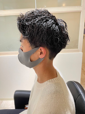 メンズカット　ソフトツイストパーマ