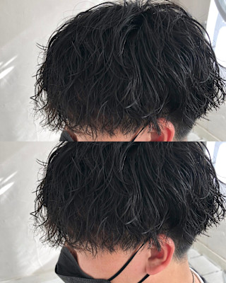 メンズゆるスパイラルパーマ