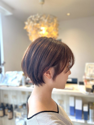 ショート×ムーブベージュ