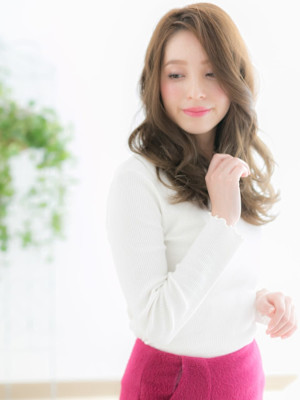 かきあげバング×大人ウルフロングd