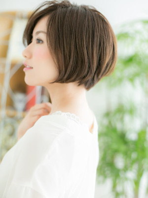 グラデハイライト×ひし形マッシュボブ♪