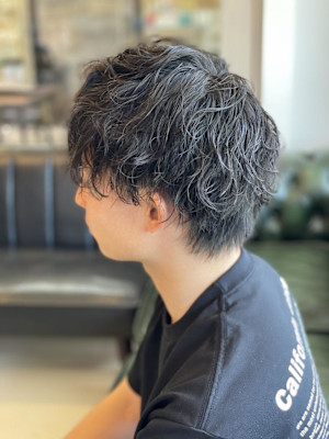 波巻き/スパイラルパーマ/メンズ/高橋