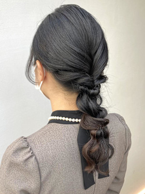 美髪/大人かわいい/こなれミディ/サンドベージュ