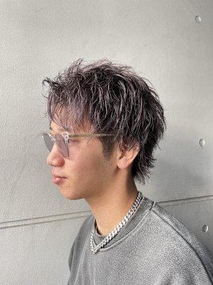 シルバーベージュカラー/メンズハイトーン/シルバーカラー