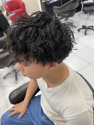 ツイスパ/刈り上げマッシュ/眉カット　錦糸町北口