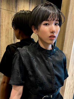 【 タイトラインショート × モード × ストレート 】浅野