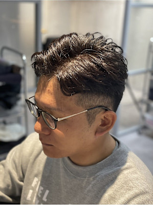 メンズ★☆モテる刈り上げビジネスパーマ☆★
