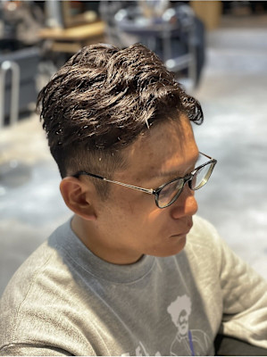 メンズ★☆モテる刈り上げビジネスパーマ☆★