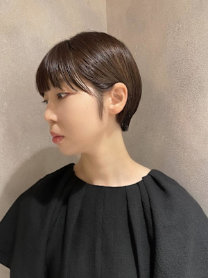 マッシュショート×大人可愛いヘア×前髪あり×20代30代